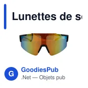 Lunettes de soleil personnalisables avec logo | Dolor - Miniature 3