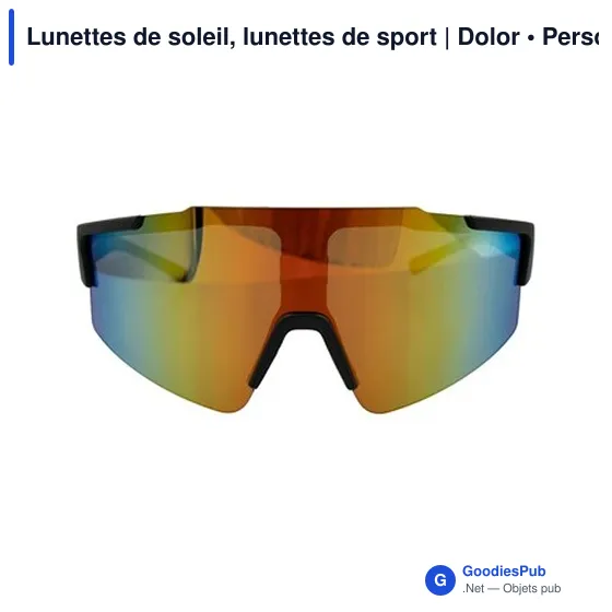 Lunettes de soleil personnalisables avec logo | Dolor - Image 3