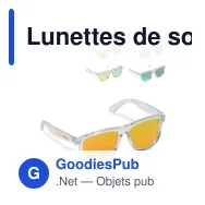 Lunettes de soleil personnalisables en PC recyclé UV400 avec logo - Mia - Miniature 1