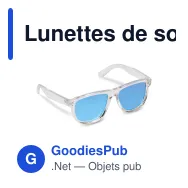 Lunettes de soleil personnalisables en PC recyclé UV400 avec logo - Mia - Miniature 2