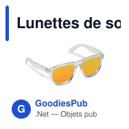 Lunettes de soleil personnalisables en PC recyclé UV400 avec logo - Mia - Miniature 3