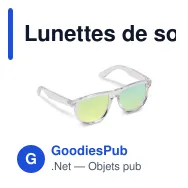 Lunettes de soleil personnalisables en PC recyclé UV400 avec logo - Mia - Miniature 4