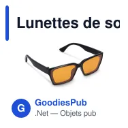 Lunettes de soleil personnalisables en PC recyclé UV400 avec logo - Mila - Miniature 2