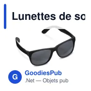Lunettes de soleil personnalisables UV400 bicolores avec logo - Neon - Miniature 3
