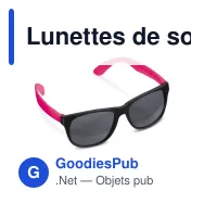 Lunettes de soleil personnalisables UV400 bicolores avec logo - Neon - Miniature 4