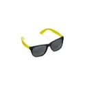 Variante Noir / jaune - Lunettes de soleil personnalisables UV400 bicolores avec logo - Neon