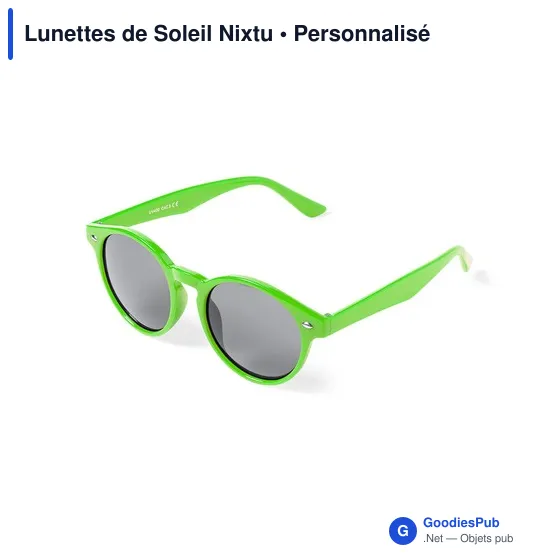 Lunettes de soleil personnalisables avec logo - Nixtu - Image 11
