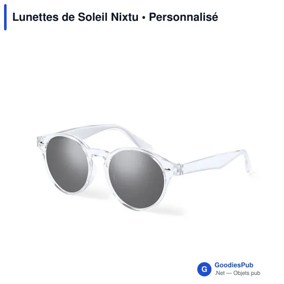 Lunettes de soleil personnalisables avec logo - Nixtu - Image 7