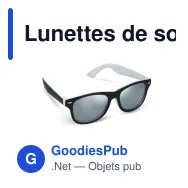 Lunettes de soleil personnalisables à verres miroir UV400 avec logo - Tate - Miniature 4