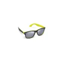 Variante Jaune - Lunettes de soleil personnalisables à verres miroir UV400 avec logo - Tate