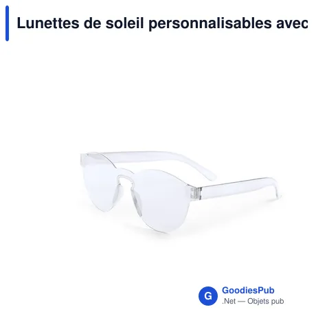 Lunettes de soleil personnalisables avec logo - Tunak