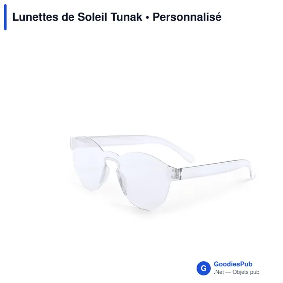 Lunettes de soleil personnalisables avec logo - Tunak - Image 1