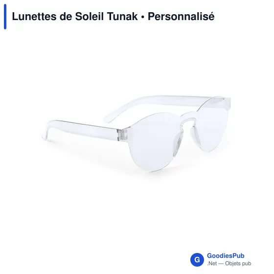 Lunettes de soleil personnalisables avec logo - Tunak - Image 2