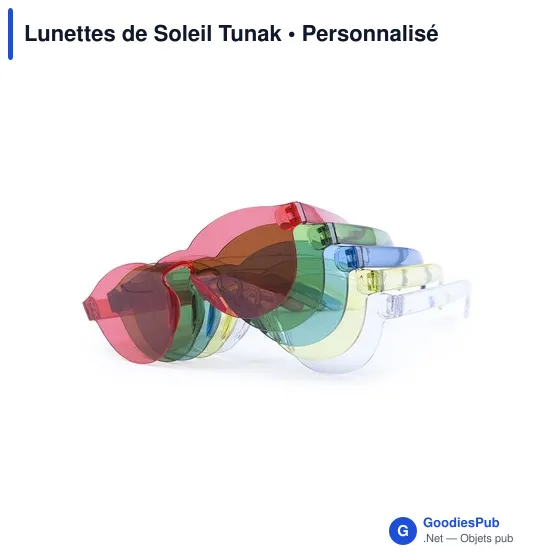 Lunettes de soleil personnalisables avec logo - Tunak - Image 3