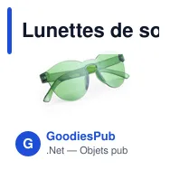 Lunettes de soleil personnalisables avec logo - Tunak - Miniature 4