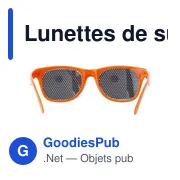 Lunettes de supporter personnalisables avec logo - Lexi - Miniature 4