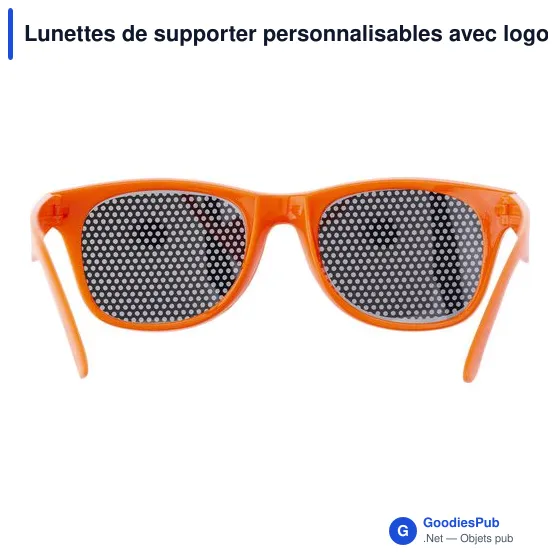 Lunettes de supporter personnalisables avec logo - Lexi - Image 8