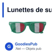 Lunettes de supporter personnalisables avec logo - Lexi - Miniature 9
