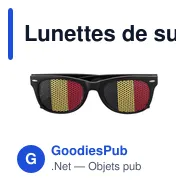 Lunettes de supporter personnalisables avec logo - Lexi - Miniature 10