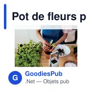 Pot de fleurs personnalisable LUSHLET avec éclairage LED pour logo - Miniature 2