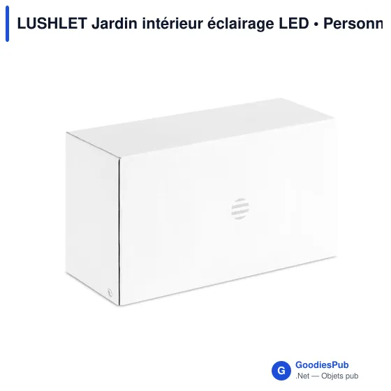 Pot de fleurs personnalisable LUSHLET avec éclairage LED pour logo - Image 6