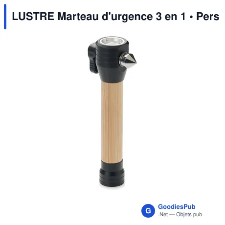 LUSTRE Marteau d'urgence 3 en 1