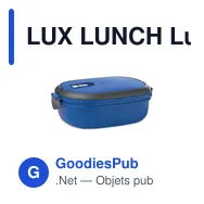 LUX LUNCH Lunch box en PP - Miniature 1
