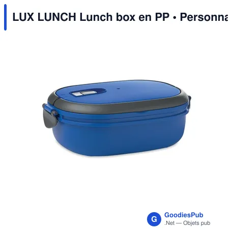 LUX LUNCH Lunch box en PP