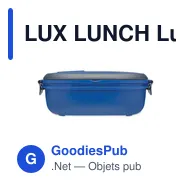LUX LUNCH Lunch box en PP - Miniature 2
