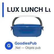 LUX LUNCH Lunch box en PP - Miniature 3