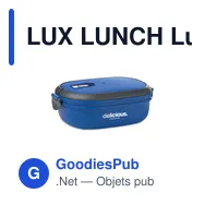 LUX LUNCH Lunch box en PP - Miniature 5