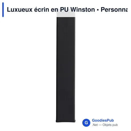 Luxueux écrin en PU Winston