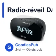 Radio-réveil DAB+ personnalisable avec logo - Muse M-150 CDB - Miniature 2