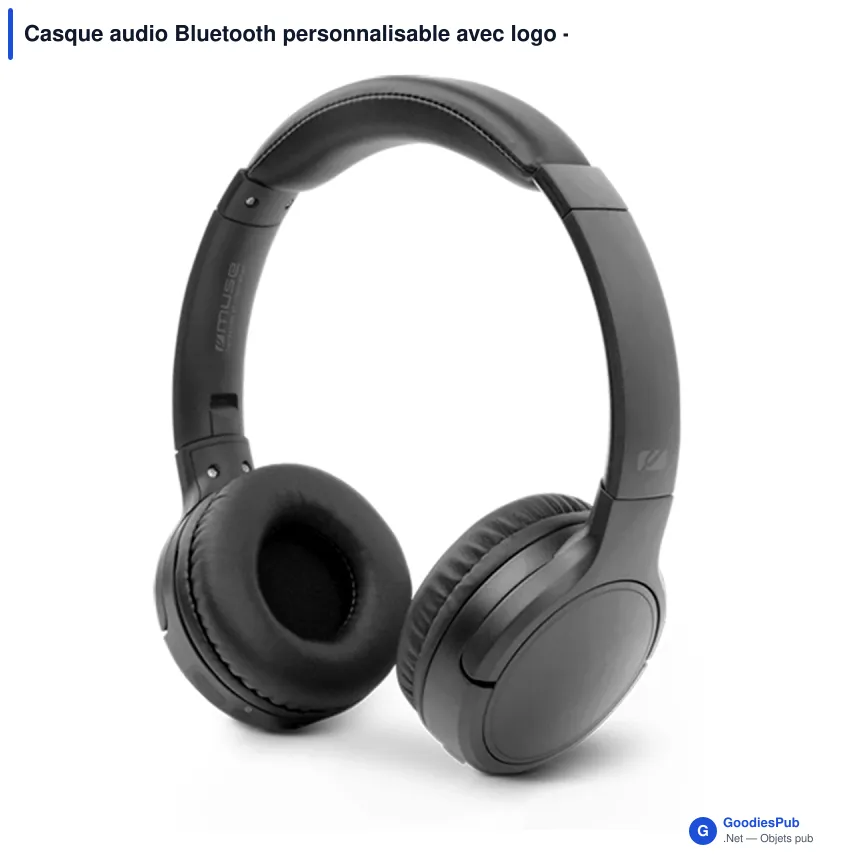 Casque audio Bluetooth personnalisable avec logo - Muse - Image 2