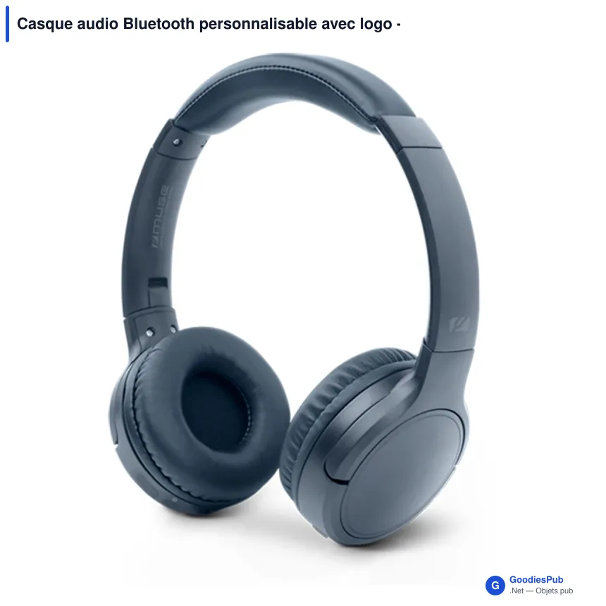 Casque audio Bluetooth personnalisable avec logo - Muse - Image 3