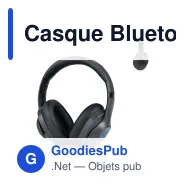 Casque Bluetooth personnalisable à réduction de bruit active avec logo - Muse M-292 ANC - Miniature 1
