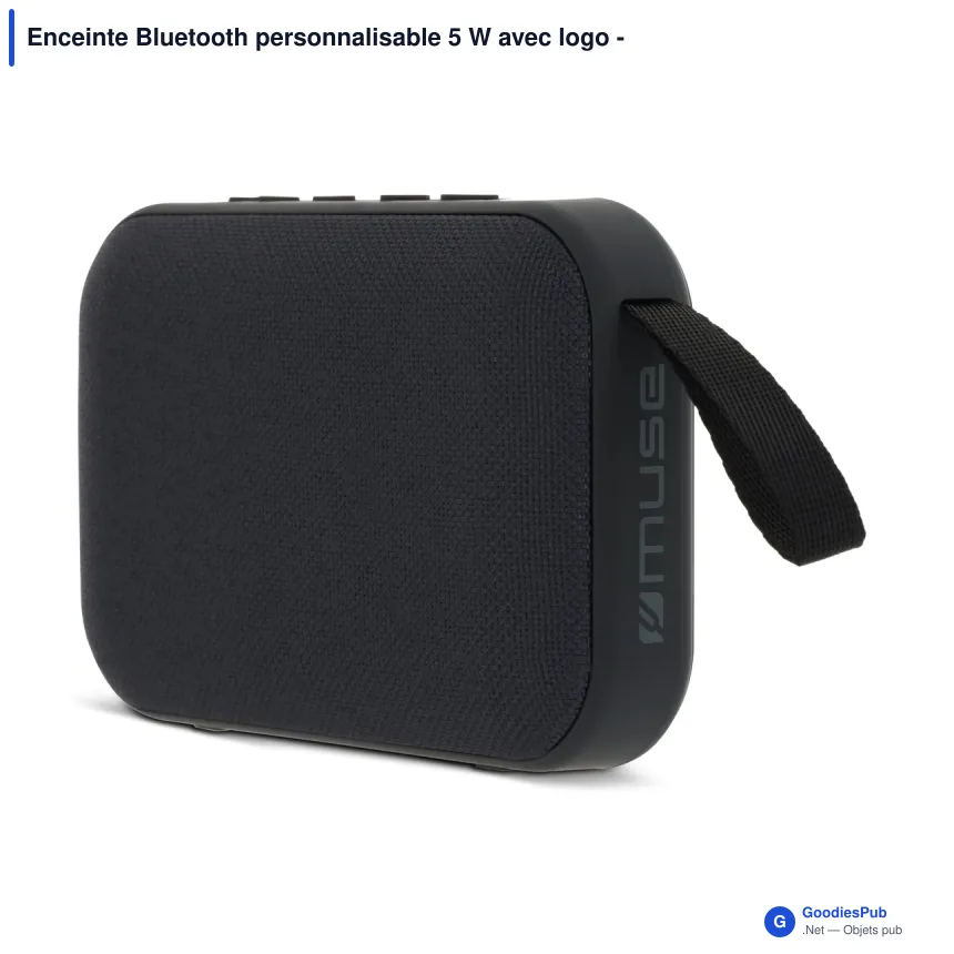 Enceinte Bluetooth personnalisable 5 W avec logo - Muse - Image 2