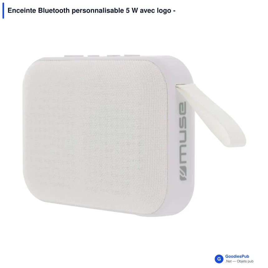 Enceinte Bluetooth personnalisable 5 W avec logo - Muse - Image 3