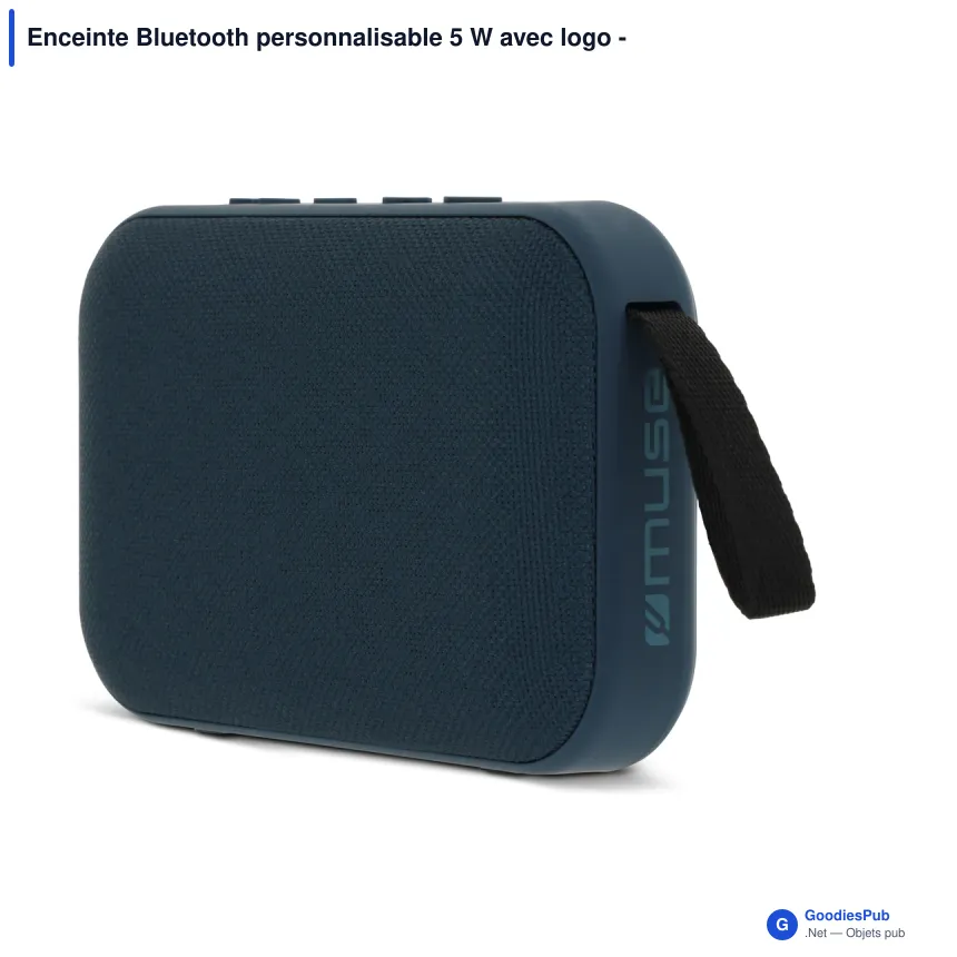 Enceinte Bluetooth personnalisable 5 W avec logo - Muse - Image 4