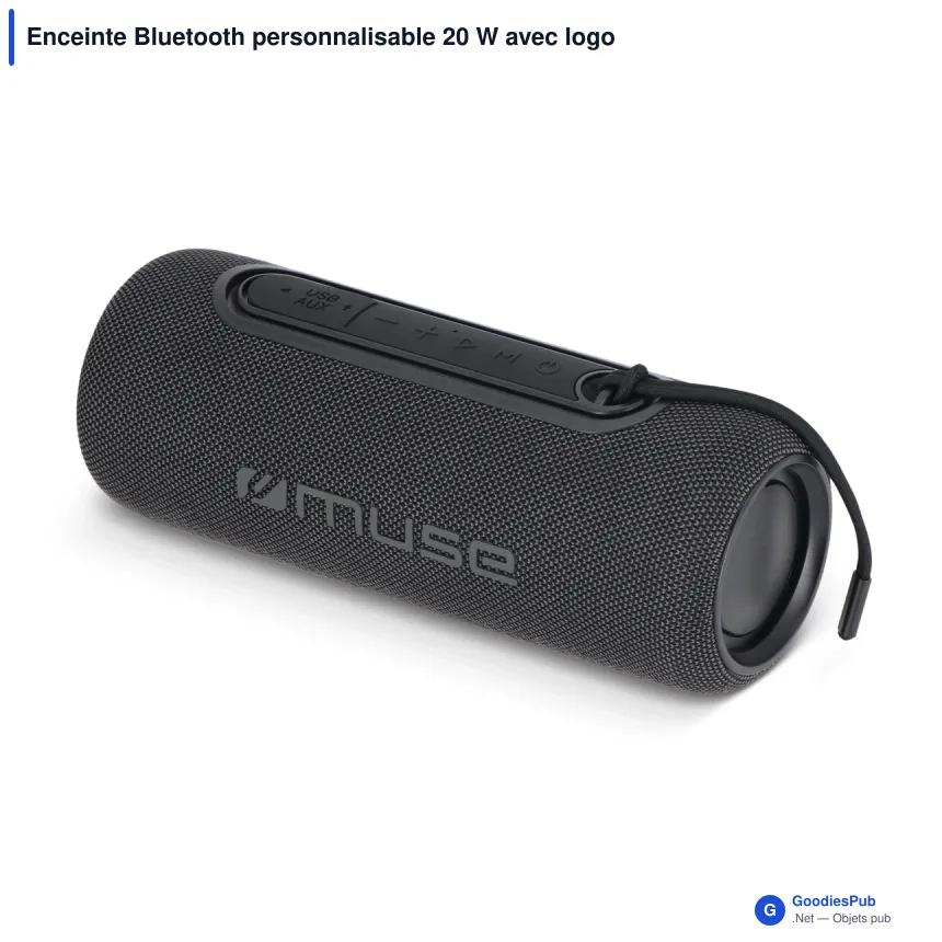 Enceinte Bluetooth personnalisable 20 W avec logo - Muse M-780 - Image 2