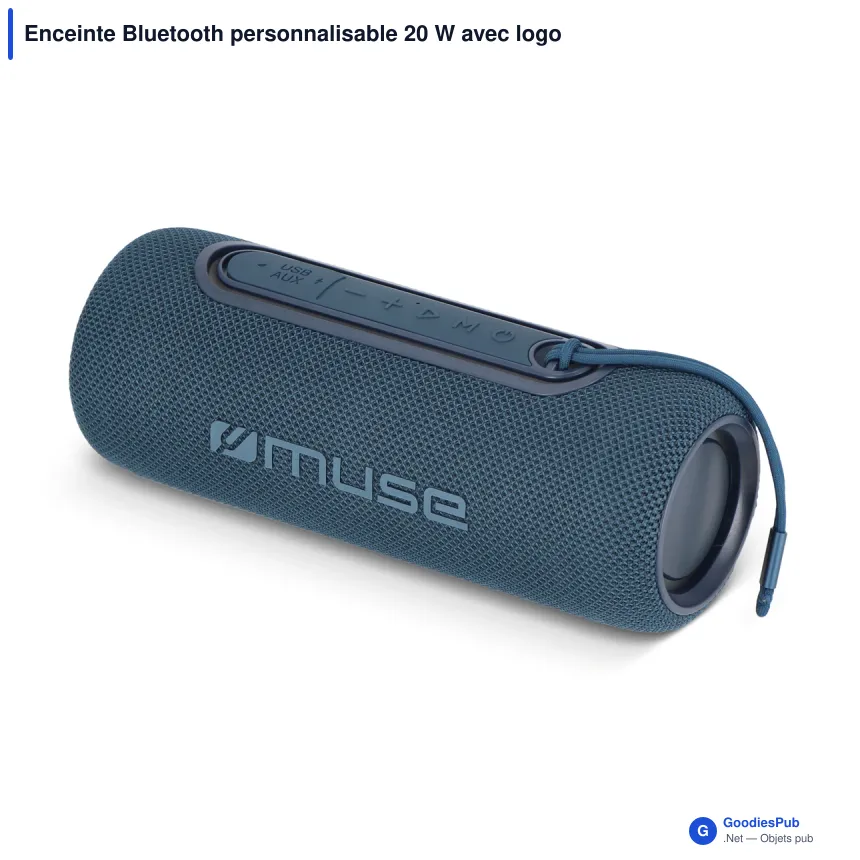 Enceinte Bluetooth personnalisable 20 W avec logo - Muse M-780 - Image 3
