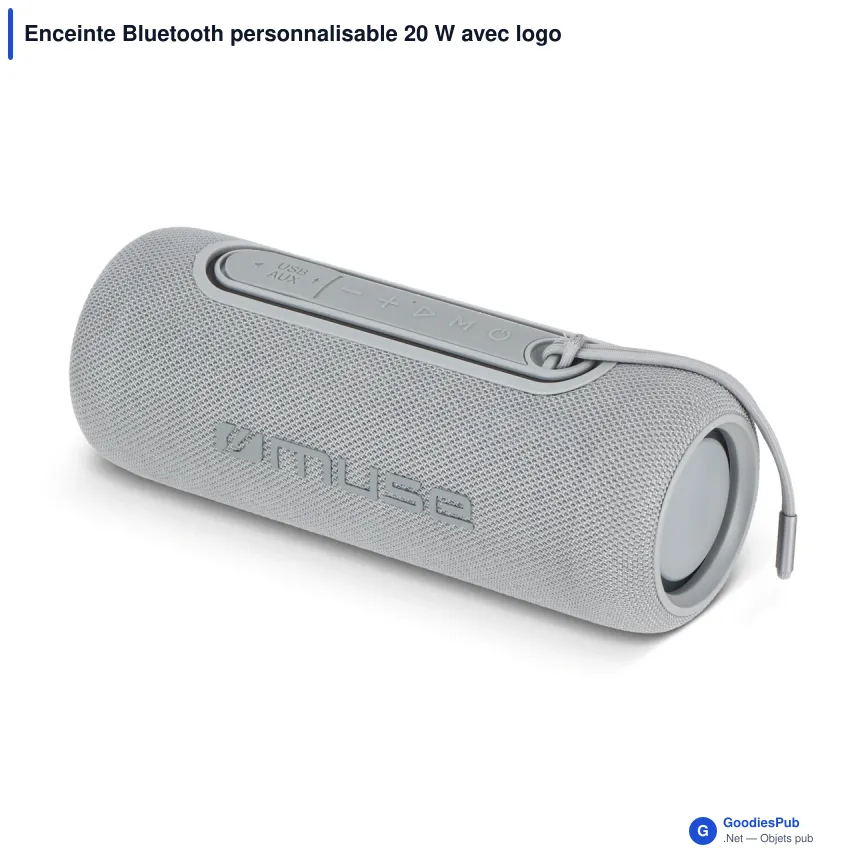 Enceinte Bluetooth personnalisable 20 W avec logo - Muse M-780 - Image 4