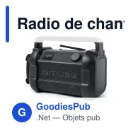 Radio de chantier personnalisable Bluetooth 20 W FM avec logo - Muse M-928 - Miniature 2