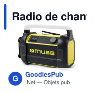 Radio de chantier personnalisable Bluetooth 20 W FM avec logo - Muse M-928 - Miniature 3