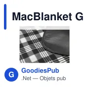 Couverture de pique-nique personnalisable MacBlanket GRS avec logo - Miniature 2