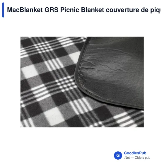 Couverture de pique-nique personnalisable MacBlanket GRS avec logo - Image 2