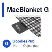 Couverture de pique-nique personnalisable MacBlanket GRS avec logo - Miniature 3