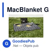Couverture de pique-nique personnalisable MacBlanket GRS avec logo - Miniature 5