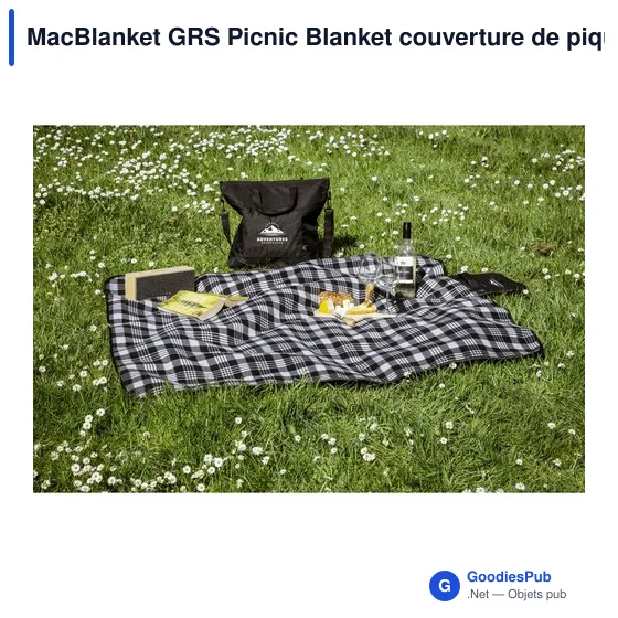 Couverture de pique-nique personnalisable MacBlanket GRS avec logo - Image 5