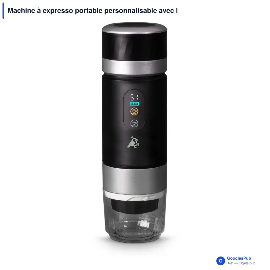 Machine à expresso portable personnalisable avec logo - Aqiila Coffeebird Barista - Image 2